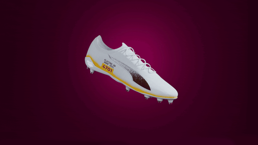 Custom designed XXXX QLD homesoil football boots